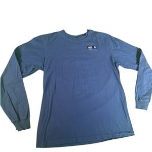 Nike USA Soccer Blue Long Sleeve Ignite T Shirt Size Small Loose Fit